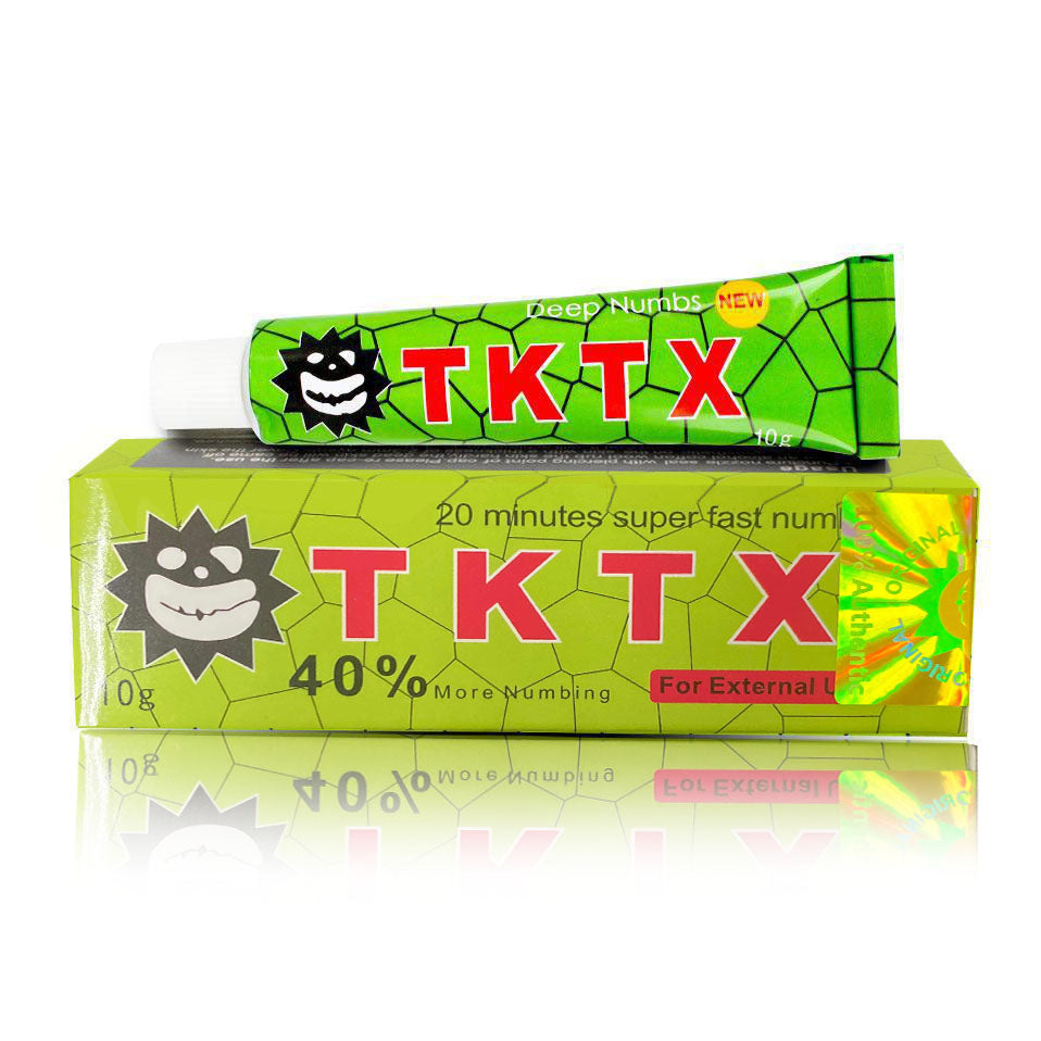 40% Green Authentic, genuine painless tattoo cream shipped from Germany warehouse