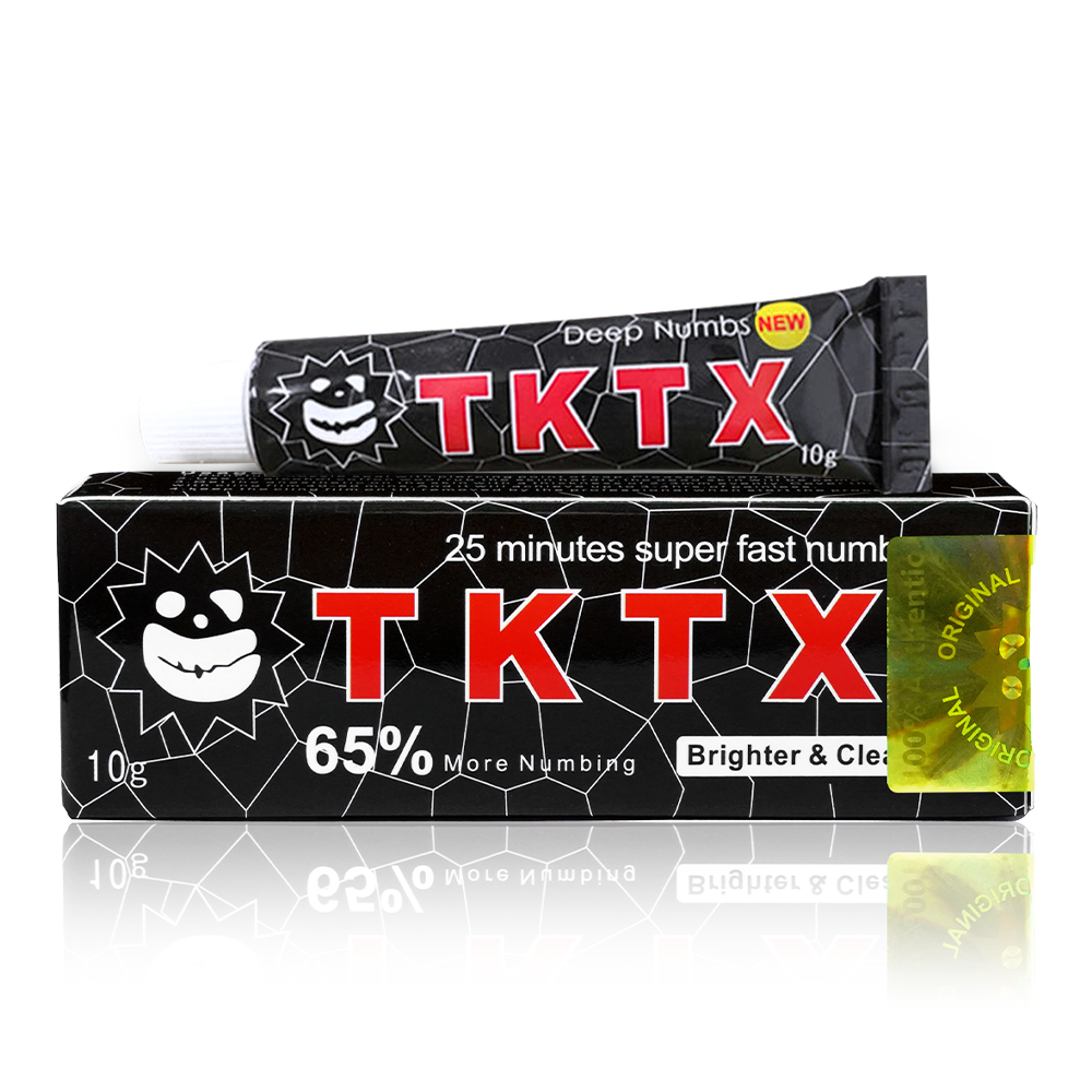 Upgraded version 65% Black Authentic, genuine painless tattoo cream shipped from Germany warehouse