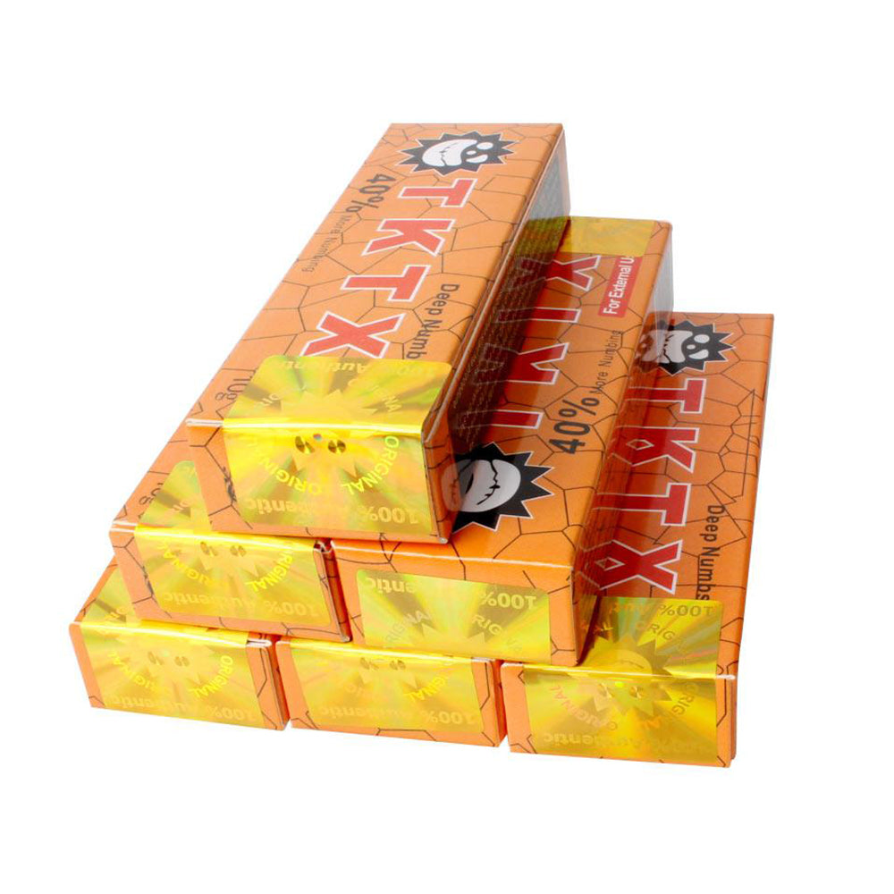 40% Yellow Authentic, genuine painless tattoo cream shipped from Germany warehouse