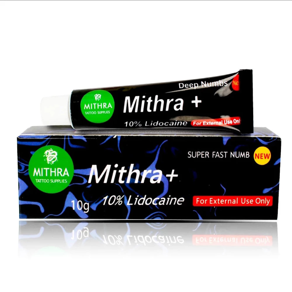 10% M Authentic, genuine painless tattoo cream shipped from Germany warehouse