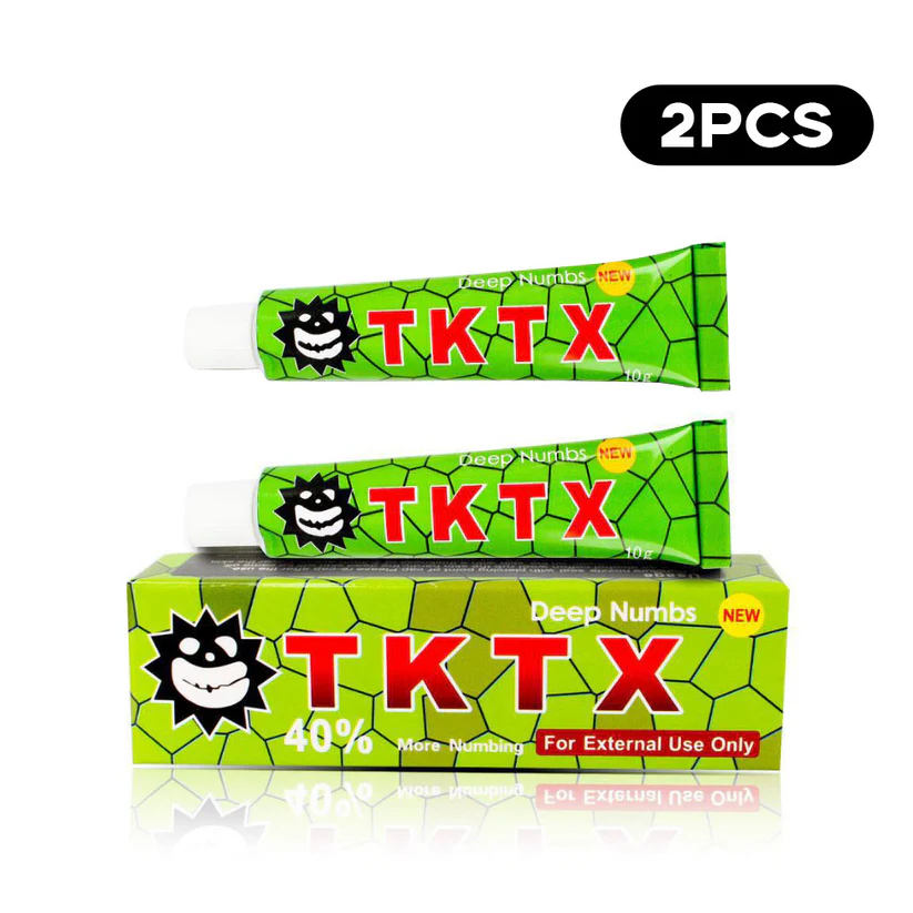 40% Green 2 pack Authentic, genuine painless tattoo cream shipped from Germany warehouse